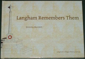 LANGHAM SOLDIERS WW1 Leicestershire Village First World War History Regiments - Imagen 1 de 1