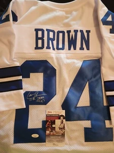 Larry Brown Signed #2 Jersey Number w/ SB XXX MVP Inscription JSA - Picture 1 of 3