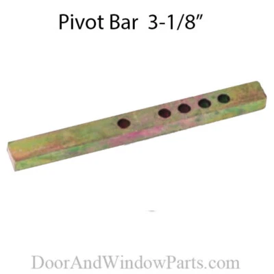 AMESBURY TRUTH Pivot Bar Yeloow Zinc 3.125 Inch Pivot Bar with 5 Holes