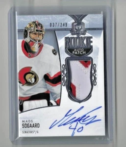 Parche automático de novato RPA 2022-23 Upper Deck The Cup Mads Sogaard 037/249 #112 - Imagen 1 de 1