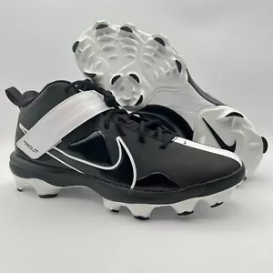 Nike Force Trout 7 Pro MCS Baseball Cleats Black White CT0828-005 Mens Size 13 - Picture 1 of 10