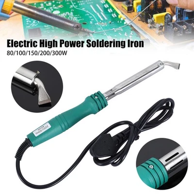 Soldering Iron 100/150/200/300W Electric High Power Copper Soldering Chisel Tip - Image 1 of 4