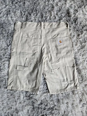 Carhartt shorts reworked Beige cargo carpenter baggy pants exclusive - Imagen 1 de 4