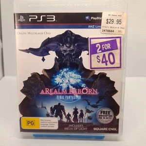 A Realm Reborn Final Fantasy XIV 14 Sony PlayStation 3 Game Online PS3 Complete - Picture 1 of 3