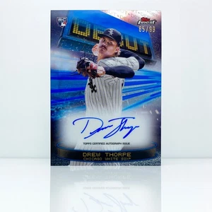 DREW THORPE - 2025 Topps Finest - Blue Debut Auto - White Sox - RC - 65/99 - Picture 1 of 2