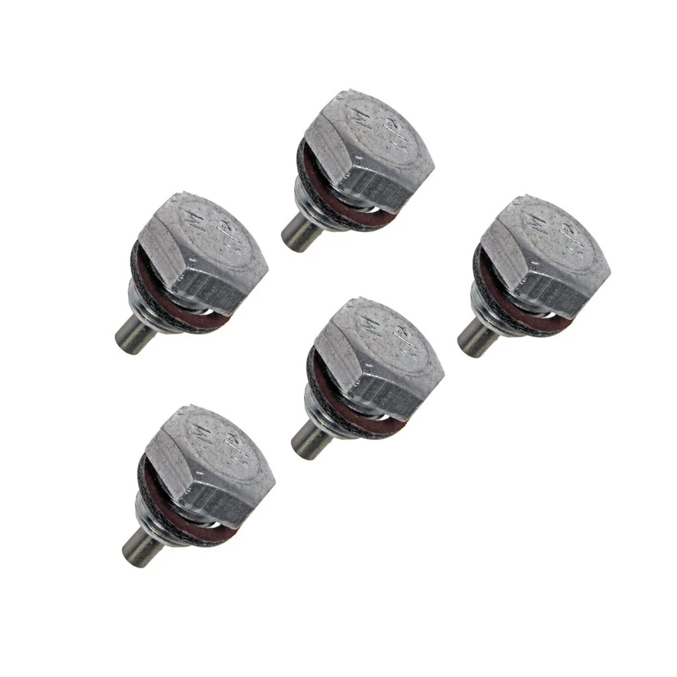 For AM General Hummer 1992-2000 Oil Drain Plug | Steel | Silver | 2 Bolt Grade Foto 1 de 4