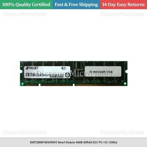 SM572088574D63RSH3 Smart Modular 64MB SDRAM ECC PC-133 133Mhz - Picture 1 of 1