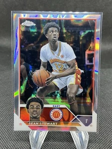 2023 Topps Chrome McDonald's All American Sean Stewart rifrattore lava /299 #10 - Foto 1 di 3