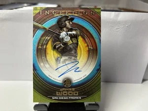 James Wood 2022 Bowman Inception Gold Foil Pattern III Auto 26/50 - Bild 1 von 2