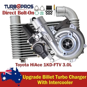Turbo cargador Billet de actualización con intercooler de 64 mm para Toyota HiAce 1KD-FTV 3,0 L - Imagen 1 de 11