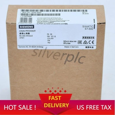 New Siemens 6ES7 341-1AH02-0AE0 6ES7341-1AH02-0AE0 SIMATIC S7-300, CP 341 - Image 1 of 4