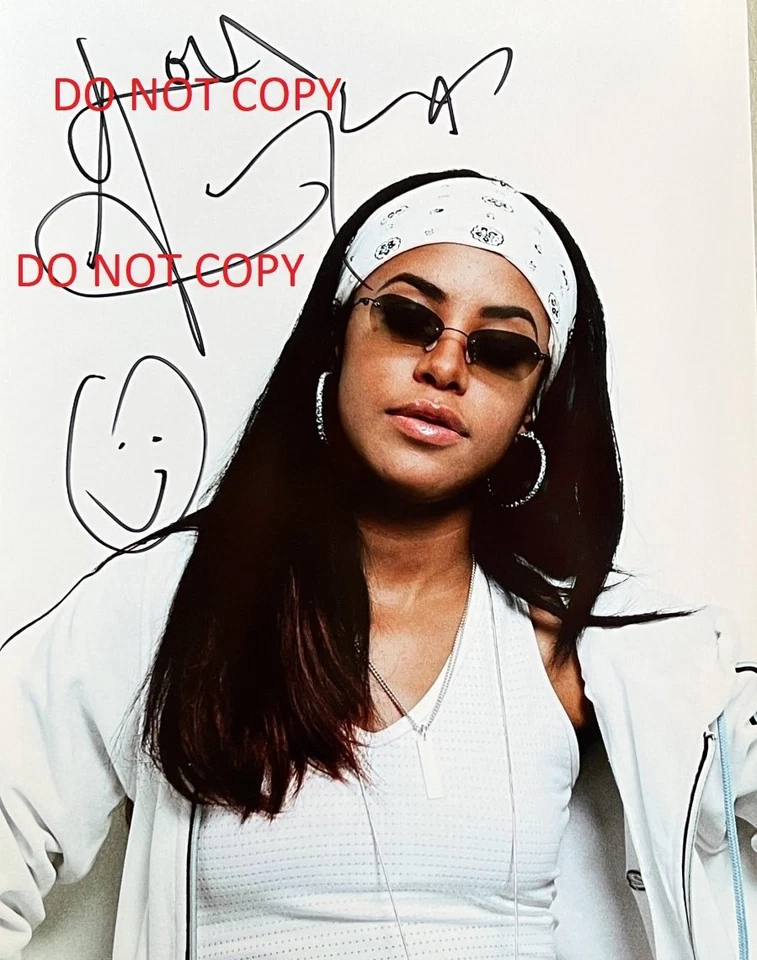 AALIYAH Autographed Signed 8x10 reprint Photo !! - Image 1 of 1