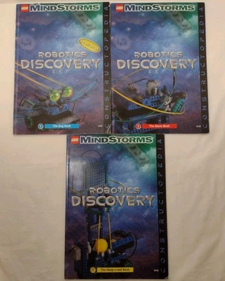 Set Of 3 Lego Mindstorms Robotics Discovery 9735 Instruction Manuals Books Only - Image 1 of 4