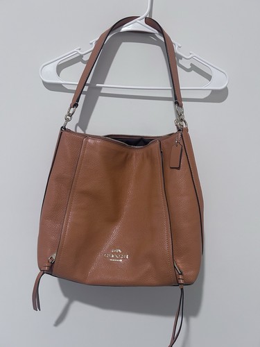 Borsa a tracolla Coach Marlon marrone 79994 tracolla in pelle prezzo al pubblico consigliato $428