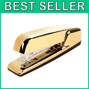 Stylish Gold 747 Business Stapler 30 Sheets - Picture 1 of 10