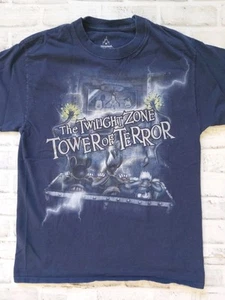 Twilight Zone Tower Of Terror Shirt Disneyland Herren Blau T-Shirt Größe Medium  - Bild 1 von 6