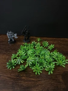40x DIY Miniatur BUSCHSTRÄUCHER (gelb grün) - RPG Wargaming DND Zug Gelände - Bild 1 von 1