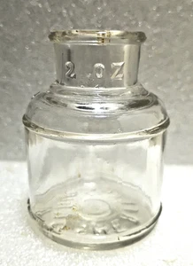Vintage Anchor Hocking 2 Oz Bottle ~ Sheaffers Skrip Ink Bottle ~ Minor Chip On - Picture 1 of 5
