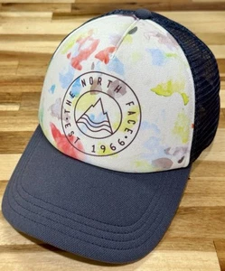 The North Face EST 1966 Trucker Hat Multicolor Logo Cap Snapback Mesh OSFM - Picture 1 of 10