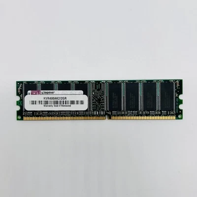Kingston Value 2GB RAM KVR400AK2/2GR NEW 1 stick 2GB Total - Image 1 of 2