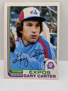 1982 O-Pee-Chee - Gary Carter - Expos - Catcher - Baseball - #244 - - Picture 1 of 6
