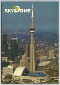 Aerial Skydome, CN Tower, Toronto, Ontario, Kanada 6,5 x 4,5" Postkarte - Bild 1 von 2