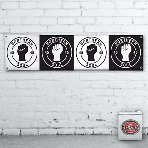 45 NORTHERN SOUL PVC BANNER 1200x305mm - Picture 1 of 1