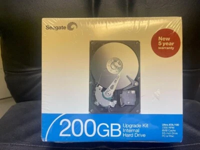 NEW BOX Seagate BarraCuda 200GB 7200RPM Ultra ATA HD 3.5" Hard Drive ST3300822A - Image 1 of 2