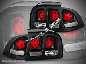 Ford Mustang 1994-1998 luces traseras 1995 1996 1997 negro - Imagen 1 de 4