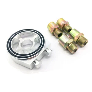 Oil Cooler Filter sandwich plate Adapter AN10 M20x1.5/M22/1.5/M18x1.5/3/4-16 - Picture 1 of 12