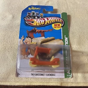 THE FLINTSTONES Hot Wheels 2014 HW City Series THE FLINTMOBILE - Picture 1 of 2