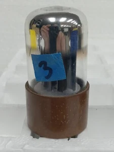 Sylvania 6SN7W GT braun Basis Kriegszeit zwei Loch schwarze Platte Regenschirm Glimmerschlauch - Bild 1 von 21