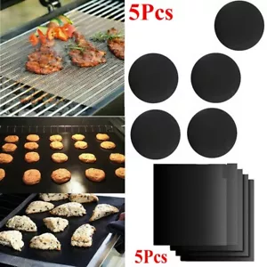 BBQ Grill Mat Oven Liners Non-stick Reusable Barbecue Grill & Baking Mats Tool - Picture 1 of 8
