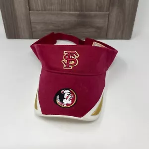 De colección Florida State Seminoles Visera Sombrero Para Hombres OS Rojo Correa Twins Enterprise - Imagen 1 de 10