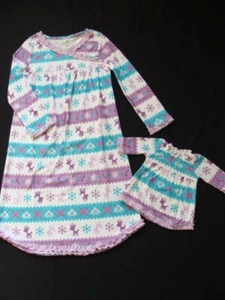 Nuevo con etiquetas Camisón de Invierno de Lanza Niñas Talla 4 Muñeca de Navidad Vestido de Vacaciones Pjs Dolly - Imagen 1 de 1