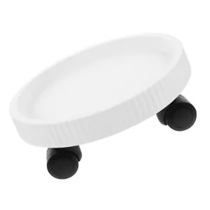 Planter Holder Rolling Planter Trolley with Wheels Plant Stand Garden Balcony - Picture 1 of 9