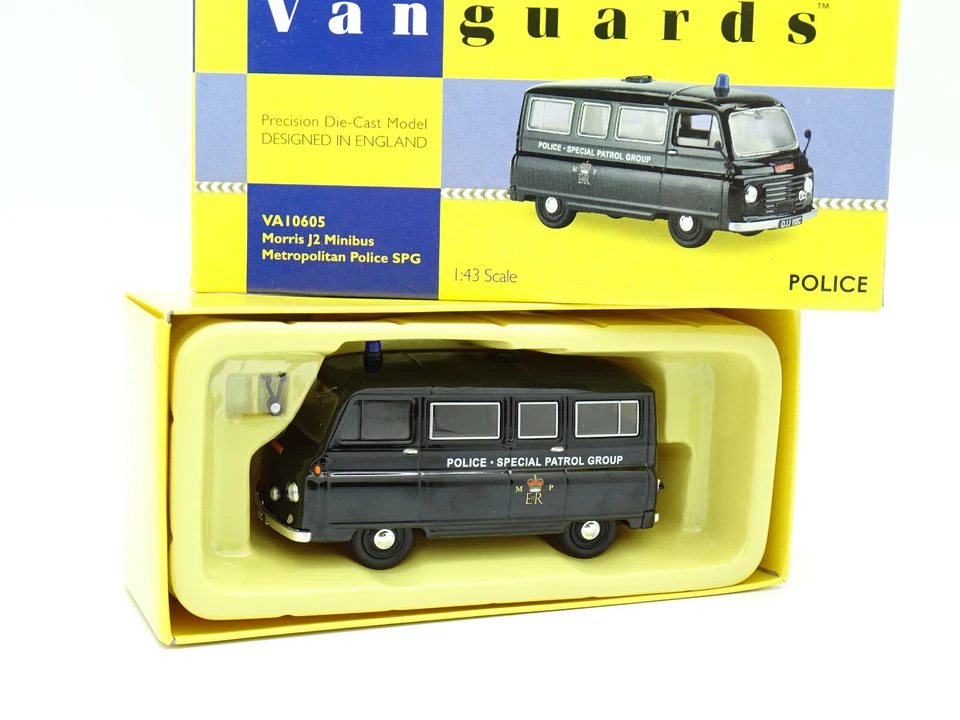Vanguards 1/43 - Minibus Polizia Morris J2 - Immagine 1 di 1