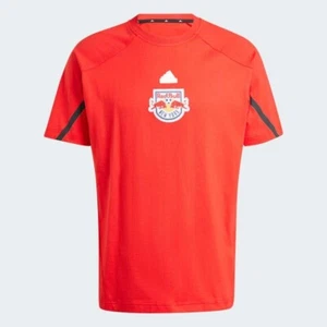 Adidas New York Red Bulls Gameday Travel Red Tee MLS Size 2XL Soccer Futbol  - Picture 1 of 4