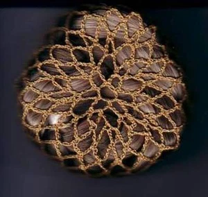 Pair of Golden Bun Covers - Costume accessory for Padme Amidala Picnic Dress - Picture 1 of 3