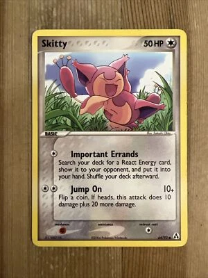 Skitty - 64/92 - Common MP English Pokemon EX Legend Maker - Image 1 of 2