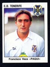 PAQUI #300 TENERIFE 1993-94 CHROME PANINI LEAGUE STARS 93/94