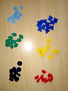 Kinderknöpfe Babyknöpfe Motivknöpfe Knöpfe Kunststoff versch. Motive 5 Stück - Bild 1 von 10