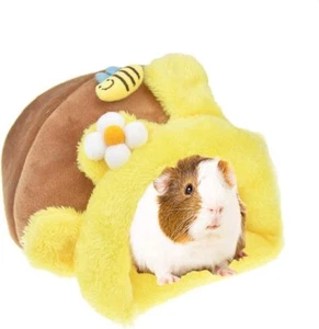 Cute Yellow Bee Pet Bed For Guinea Pig Chinchilla Rabbit Small Animal Mat - Picture 1 of 6