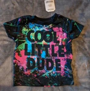 Next paint Splatter Cool Little Dood T-shirt, 3-6 Months - Picture 1 of 2