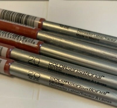 Maybelline ColorSensational Lip Liner Nude 20 Sealed Set of 5 Brand New - Image 1 of 4