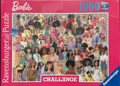 Ravensburger 1000pc Barbie Challenge 2022 jigsaw puzzle Rare - Image 1 of 2