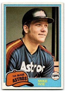 1981 Topps Traded Mike Ivie Houston Astros #774