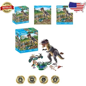 T-Rex Jagd Spielset: Forscher, Dino Figur & pädagogische Fakten für Alter 4-10 - Bild 1 von 11