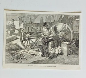 Antique print from London Illustrated News The Autumn Campaign 10 x 7 ins 1860s - Picture 1 of 5