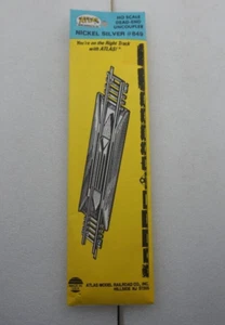 NOS Atlas Nickel Silver DEAD-END COUPLER HO Scale Track Accessory - #849 - Picture 1 of 3